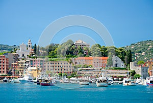 View of Santa Margherita Ligure, Italy