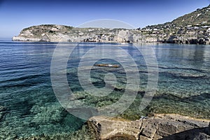 View of SantAngelo in Ischia Island