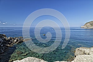 View of SantAngelo in Ischia Island