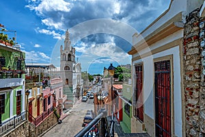 View of Santo Domingo streets photo