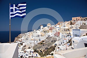 View on Santorini's city Ia.