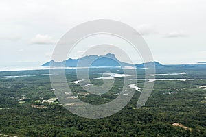 View on Santubong mountain