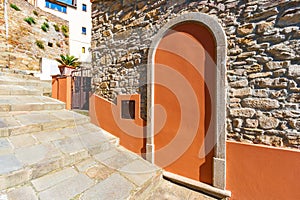 View of Scarlino in Maremma, Tuscany, Italy