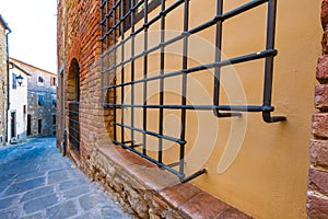 View of Scarlino in Maremma, Tuscany, Italy