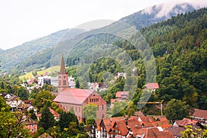 View of schiltach black forest, Germany