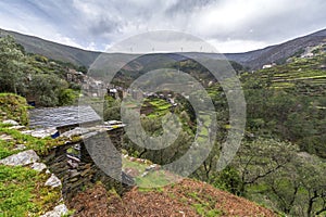 View on the schist village of Piodao, Portugal