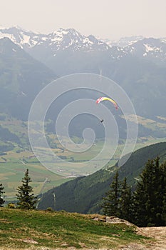 The view from Schmittenhohe mountain, Austria photo