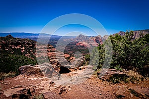 View from Schnebly Hill Road in Sedona, Arizona