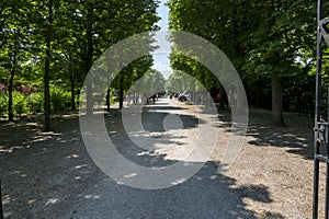 View of the Schoenbrunn Palace Park