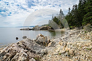View of Schoodic Peninsula in Maine