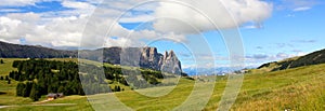 View of the Sciliar, Dolomites, Italy