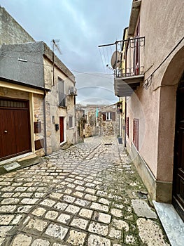 view of Sclafani Bagni., Palermo, Sicily, Italy