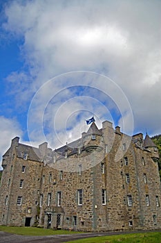 View of the scottish castle