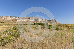 View of Scotts Bluff National Monument