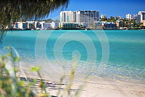 View Of Sea And Cityscape At Sunshine Coast