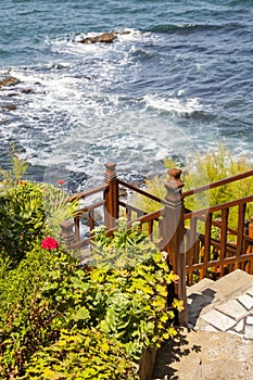 View of the sea coast.