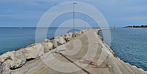 View of the sea level, Umag