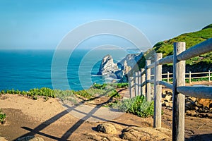 View of the sea from the westernmost point of Europe, Cabo da Roca