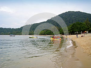 A view of seaside of pangkor island, Malaysia