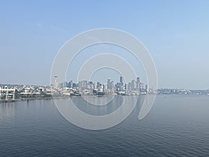 View of Seattle skyline in Washington state