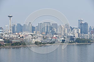 View of Seattle skyline in Washington state