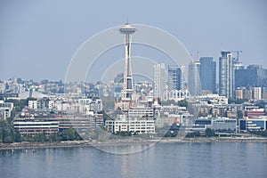 View of Seattle skyline in Washington state