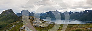 View from the Segla mountain, Norway