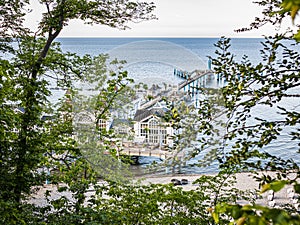 View of Sellin pier in July