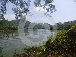 A view from Sengulam Dam in Idukki kerala India