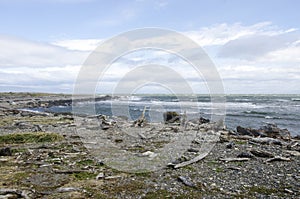 View of Seno Otway - Patagonia - Chile photo