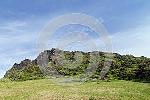 View of Seongsan Ilchulbong on Jeju Island