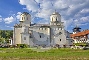 View of the Serbian Orthodox monastery near Prijepolje, Serbia