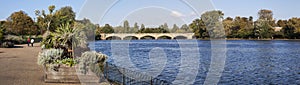View of the Serpentine in Hyde Park photo