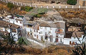 View of Setenil de las Bodegas