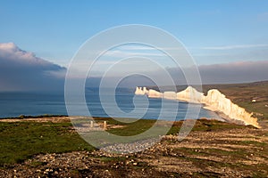 A View of the Seven Sisters Cliffs, from near Beachy Head