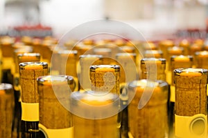 wine bottle necks, wine cork