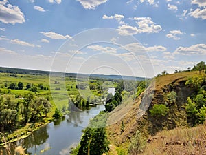 View of the Seversky Donets River