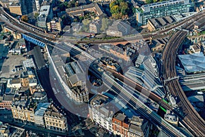 View from the shard down to borough market and sothark