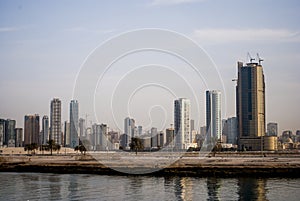 View of Sharjah, United Arab Emirates