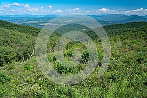 View of Shenandoah Valley and Allegheny Mountains, Virginia, USA