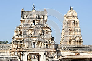 View of Shiva-Virupaksha Temple at Hampi, India