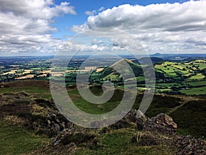 A view of the Shopshire Countryside near Caer Caradoc