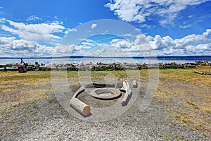 View of the shoreline in Normandy Park, Washington