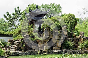 The view of the Shouxi Lake Slender West Lake in Yangzhou