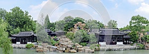 The view of the Shouxi Lake Slender West Lake in Yangzhou