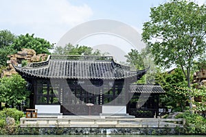 The view of the Shouxi Lake Slender West Lake in Yangzhou