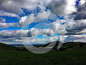 A view of the Shropshire Countryside near Caer Caradoc