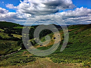 A view of the Shropshire Countryside near Caer Caradoc