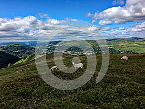 A view of the Shropshire Countryside near Caer Caradoc