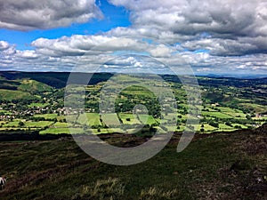 A view of the Shropshire Countryside near Caer Caradoc